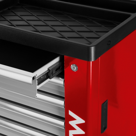 Набор инструментов "ПРОФИ" в красной тележке, 299 предметов MACTAK 50-07299R