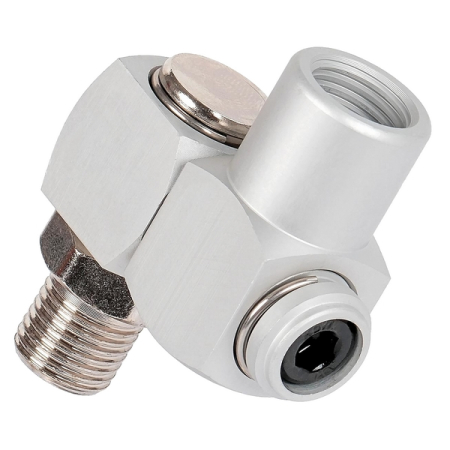 Nordberg NPMM22S Переходник резьбовой M1/4" - F1/4" шарнирный 360 градусов