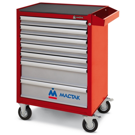 Тележка инструментальная серии «ОПТИМА», 7 полок, красная МАСТАК 521-07581MR Тележка инструментальная серии «ОПТИМА», 7 полок, красная МАСТАК 521-07581MR