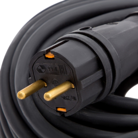 Удлинитель силовой 10 м, 16 А, тип УХз16, 3x1.5 мм, 3 розетки, Сибртех 95885