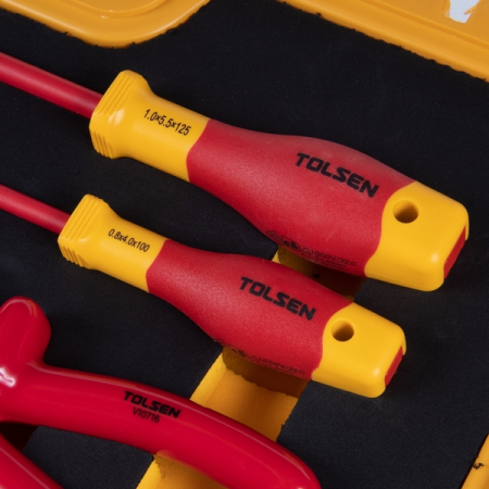 Набор инструментов диэлектрических, универсальный, 25 предметов, TOLSEN TTV83825