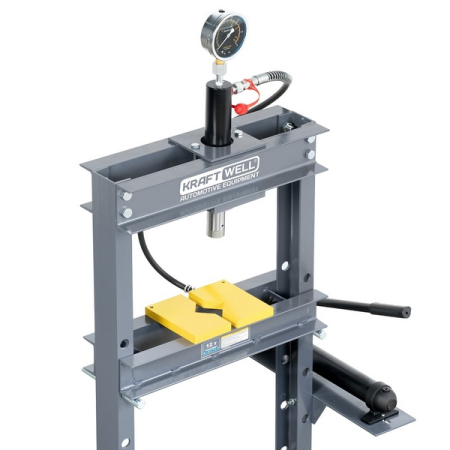 Пресс гидравлический с ручным приводом, 12 т, KRAFTWELL KRWPR12