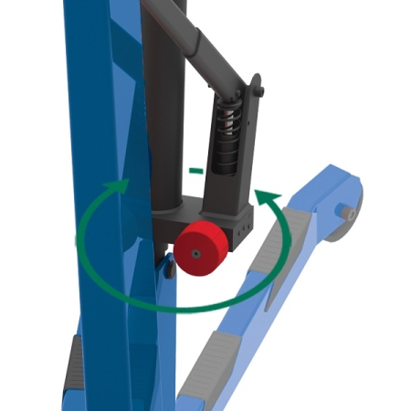 Кран гидравлический складной, 650 кг, однотактный, MEGA CRV6