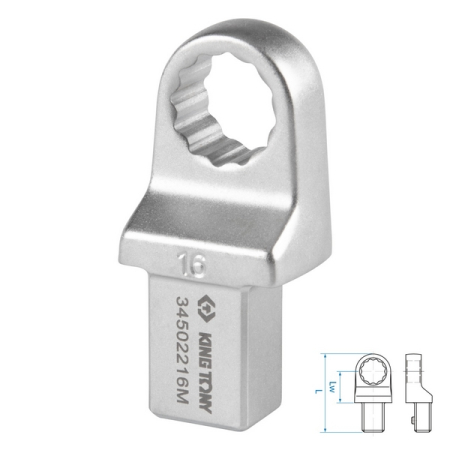 Насадка накидная серии FIT, 16 мм, 14x18 мм KING TONY 34502216M