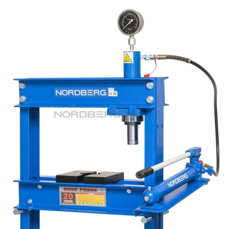 Nordberg N3620L Пресс гидравлический напольный с ручным приводом, 20 тонн