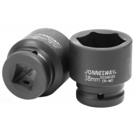 Головка торцевая ударная 6-гранная 3/4"DR, 38 мм, Jonnesway, S03A6138