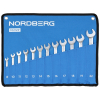 NORDBERG 10212P Набор ключей комбинированных, 8-22 мм, 12 шт, чехол
