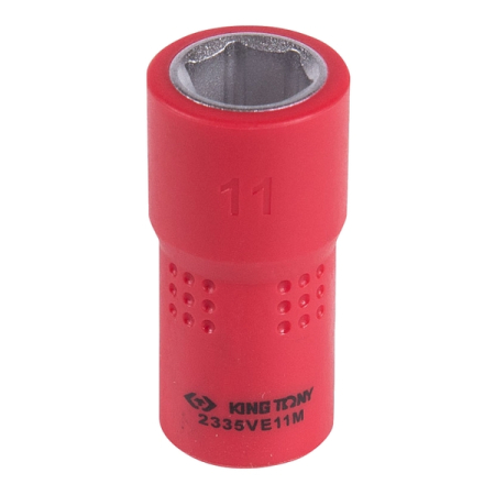 KING TONY 2335VE11M Головка торцевая диэлектрическая шестигранная 1/4”, 11 мм