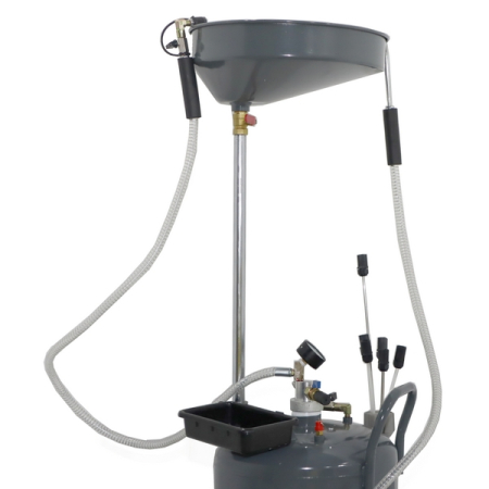 Установка для слива и откачки масла и антифриза, 80 л, KraftWell KRW1832.80L