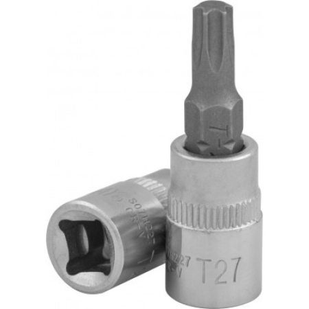 Насадка торцевая 1/2"DR с вставкой-битой TORX®, T60, L=55 мм, Jonnesway, S07H460