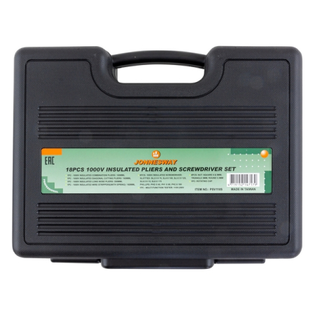 Набор диэлектрических отверток и шарнирно-губцевого инструмента, 18 предметов, Jonnesway PSV118S