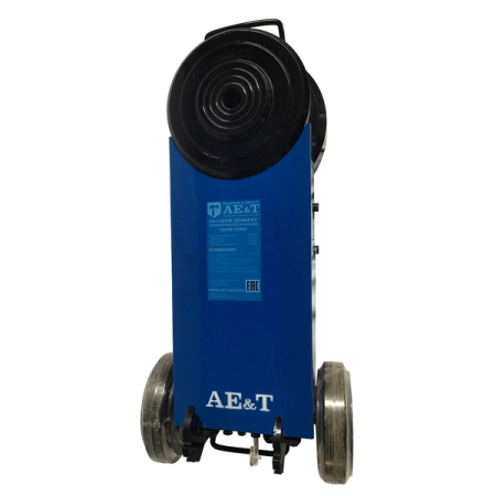 Домкрат подкатной пневмогидравлический, двухштоковый, 120/60 т, AE&T HJ-120/60F