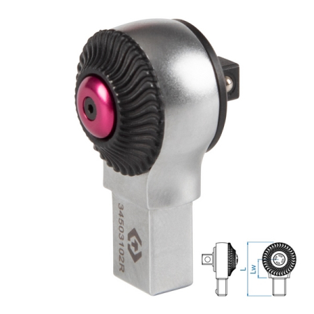 Насадка трещоточная серии FIT, 1/4", 9x12 мм KING TONY 34503102R