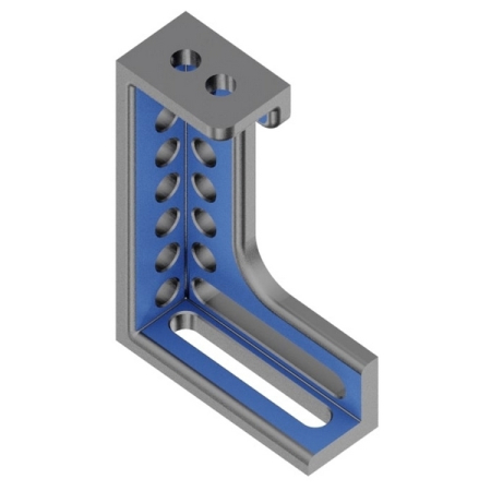 Упорный угол 200 мм левый для сварочных столов, литье, Верстакофф o16-033