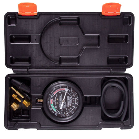 Вакуумметр, от -1 до 1 бар, комплект адаптеров, 9 предметов, AFFIX AF12030003C