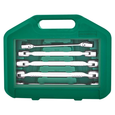 Набор ключей гаечных карданных в кейсе, 8-19 мм, 6 предметов, Jonnesway W43A106S