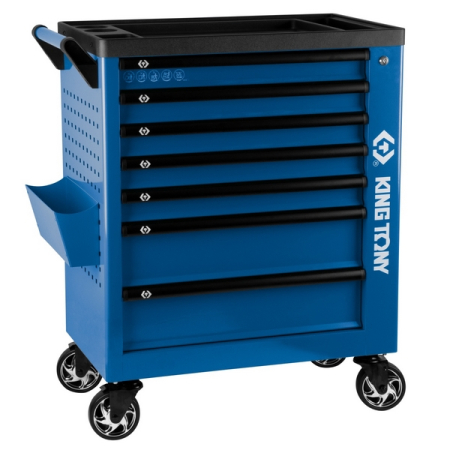 KING TONY 87G38-7B-B Тележка инструментальная PROFESSIONAL, 7 ящиков, синяя