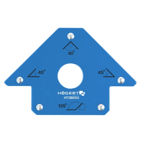 Магнитный угольник для сварки, 34 кг, HOEGERT HT3B650