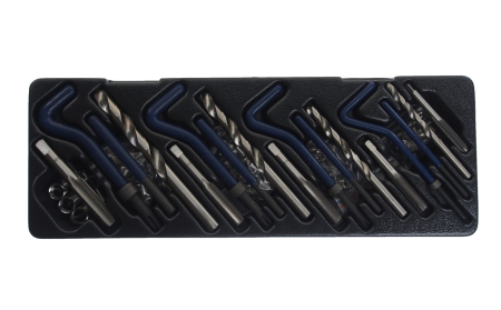 Набор инструментов для восстановления резьбы комбинированный в кейсе JTC