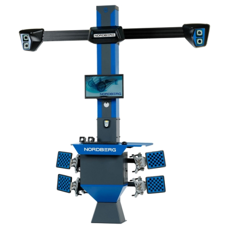 Nordberg C804 Стенд сход-развал 3D для ям и подъемников, четырехкамерный, синий