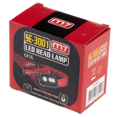 Гайковерт пневматический ударный 1/2", 1627 Нм, в комплекте налобный фонарь MIGHTY SEVEN NC-4255QL