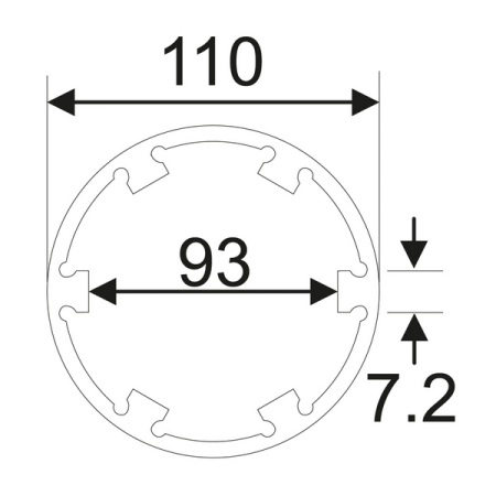 Головка ступичная для передней оси (MAN) JTC-5268