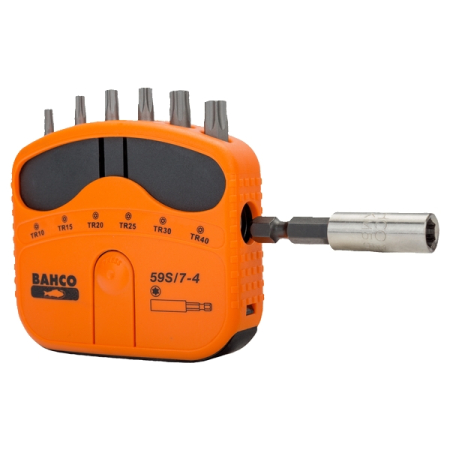 Набор вставок (бит) 1/4 дюйма TORX TR, 7 предметов, BAHCO 59S/7-3