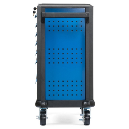 Тележка синяя с набором инструментов, 277 предметов, KraftWell KRW-TTB+SET277