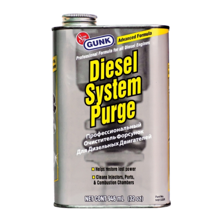 Очиститель форсунок для дизельных двигателей, 946 мл, Gunk Diesel System Purge