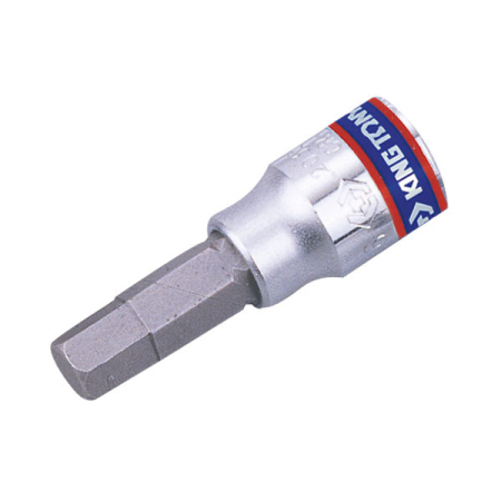 KING TONY 2127PR Набор торцевых насадок 1/4 дюйма HEX Н3-Н10 37 мм, 7 предметов