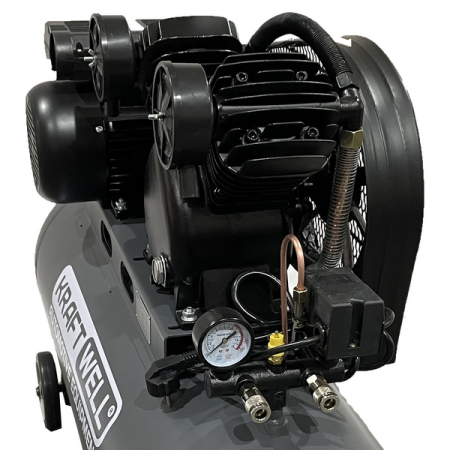 Компрессор поршневой 420 л/мин, 10 бар, 100 л, 380В KraftWell KRW-AC420-100L Компрессор поршневой 420 л/мин, 10 бар, 100 л, 380В KraftWell KRW-AC420-100L