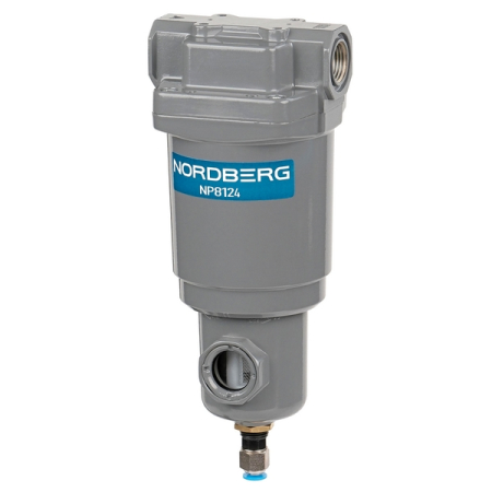 NORDBERG NP8124 Фильтр воздушный тонкой очистки (0,3+0,01 мкм), 1/2", 15 бар NORDBERG NP8124 Фильтр воздушный тонкой очистки (0,3+0,01 мкм), 1/2", 15 бар