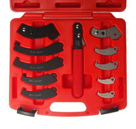 Ключ для круглых гаек с прорезью (с насадками) JTC-4455