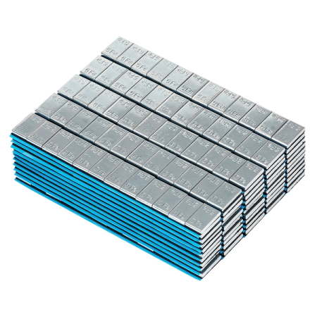 NORDBERG W5FS4 Грузики самоклеящиеся (12x5г, L=14см) Fe квадратные, 50 лент