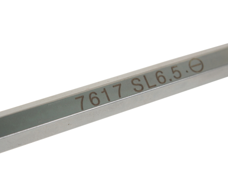 Отвертка шлицевая SL 6.5х100мм усиленная со сквозным стержнем JTC