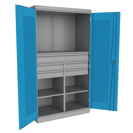 Шкаф металлический инструментальный Верстакофф TNC 181.2B2.2S1