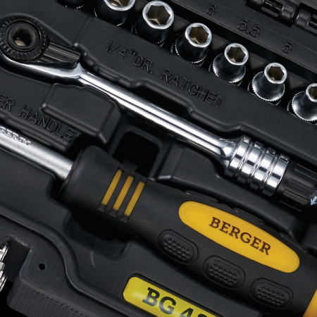 Универсальный набор инструментов “ГИССЕН”, 49 предметов, BERGER BG049-14