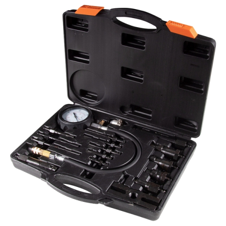 Компрессометр дизельный, 0-70 атм, 17 предметов, AFFIX AF12011017C