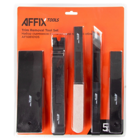 Набор съемников (лопатки) для панелей облицовки, 5 предметов, AFFIX AF10810105