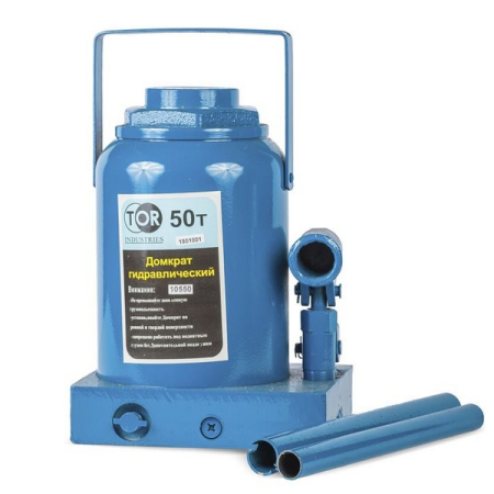 Домкрат бутылочный гидравлический 50 т TOR ДГ-50
