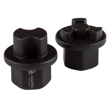 Набор насадок для пробок слива масла, 2 предмета, МАСТАК 103-48002 Набор насадок для пробок слива масла, 2 предмета, МАСТАК 103-48002