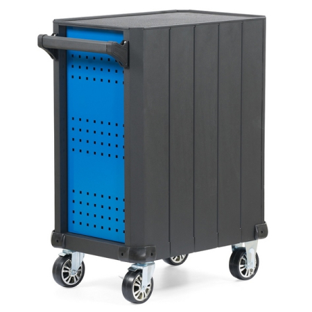 Тележка синяя с набором инструментов, 277 предметов, KraftWell KRW-TTB+SET277