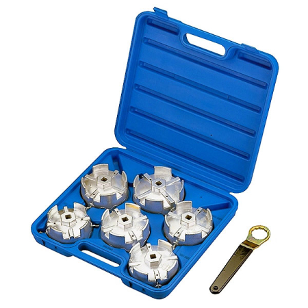 Набор инструментов съемников масляных фильтров, 7 предметов Мастак 103-40007C