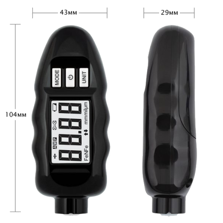 Измеритель толщины покрытий (толщиномер) CARSYS DPM-816 Pro (черный)