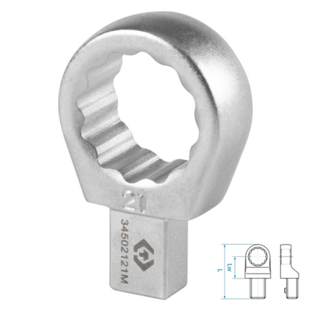 Насадка накидная серии FIT, 21 мм, 9x12 мм KING TONY 34502121M