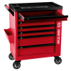 KING TONY 87G38-7B Тележка инструментальная PROFESSIONAL, 7 ящиков, красная