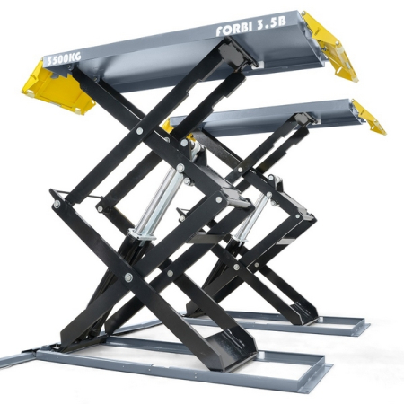 Подъемник ножничный электрогидравлический, 3.5 т, KraftWell FORBI 3.5B (380V)