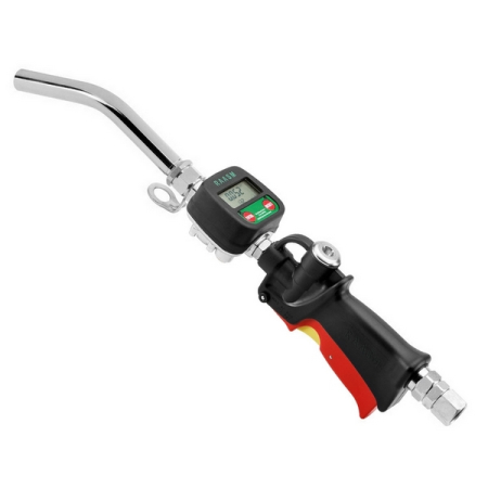 Пистолет для раздачи масла с жестким наконечником, цифровой счетчик, RAASM 37730