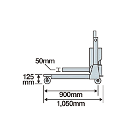Nordberg N31007 Тележка гидравлическая для снятия/установки колес, 680 кг