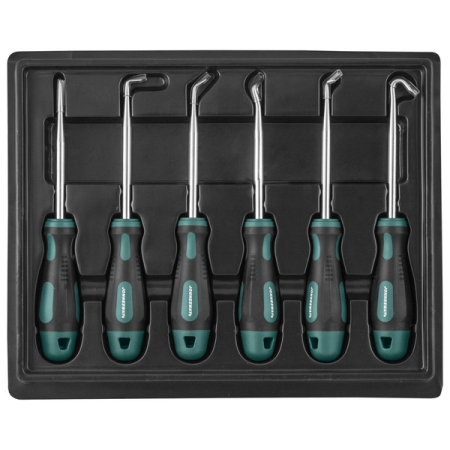 Набор крючков для демонтажа уплотнительных колец, 6 предметов, Jonnesway AI030027